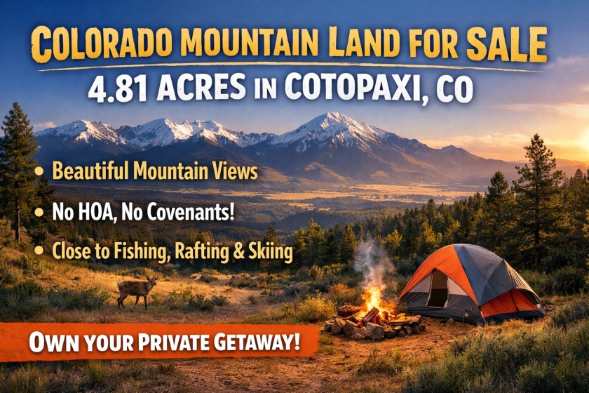  4.81 Acres for Sale in Cotopaxi, Colorado