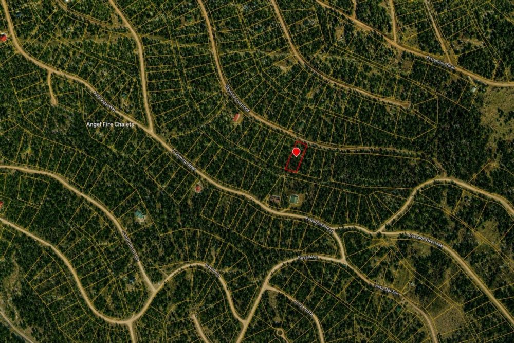 Listing image associated with the 0.8-acre Skyview Way lot in Angel Fire, New Mexico