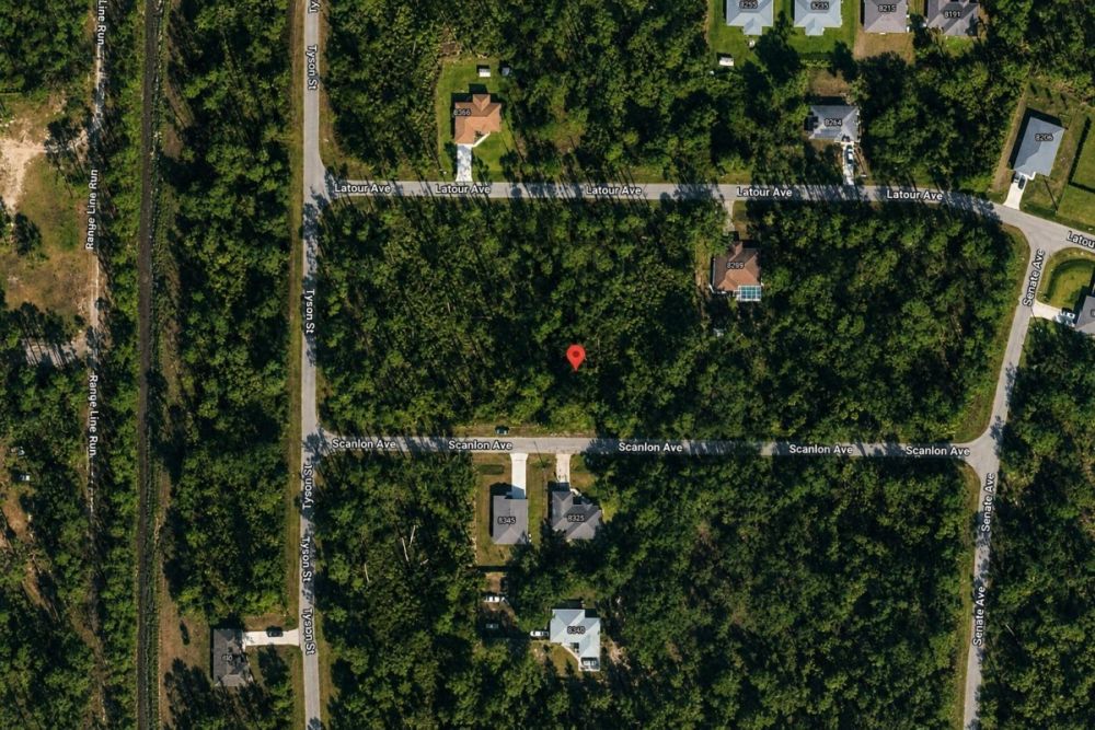North Port, Florida vacant land listing image for the Scanlon Ave parcel