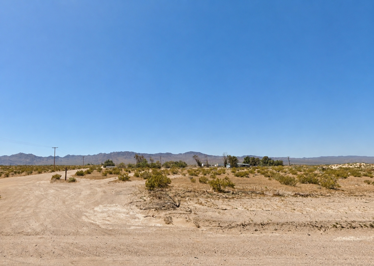 Off-Market! 2.14 Acres, Newberry Springs, California - Just $8,000 — Established Neighborhood with Homes Nearby, Mobile & Tiny Homes Allowed, No HOA. Mobile & Tiny Homes Allowed, Rural Zoning, Dirt-Road Access & No HOA