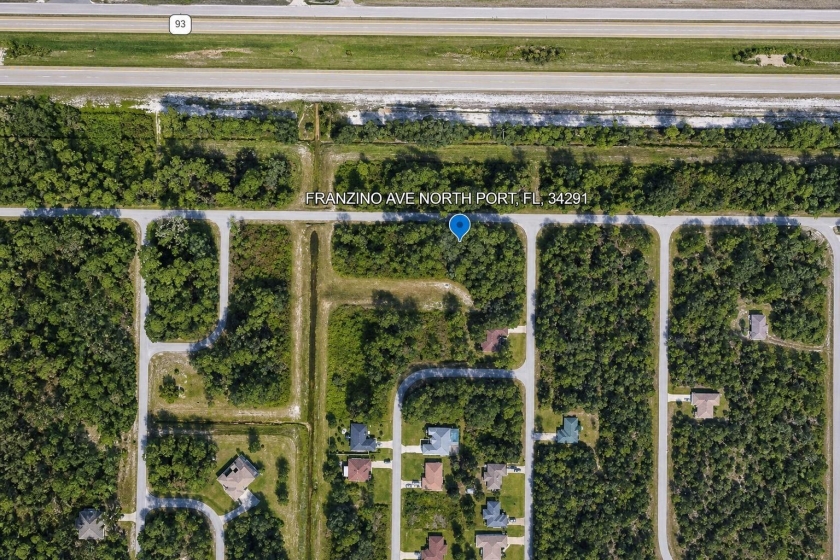 North Port Florida Land for Sale: 0.23 Acres with Paved Road Access Noted