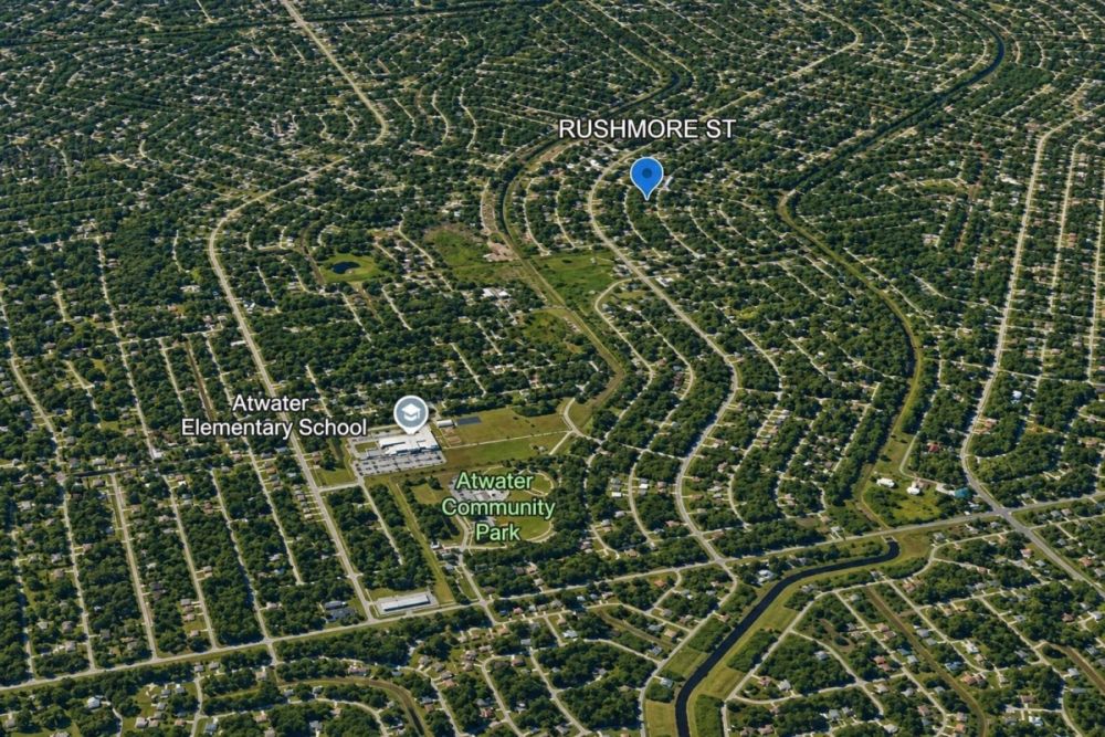 Additional listing image for the Rushmore Street lot in North Port, Florida